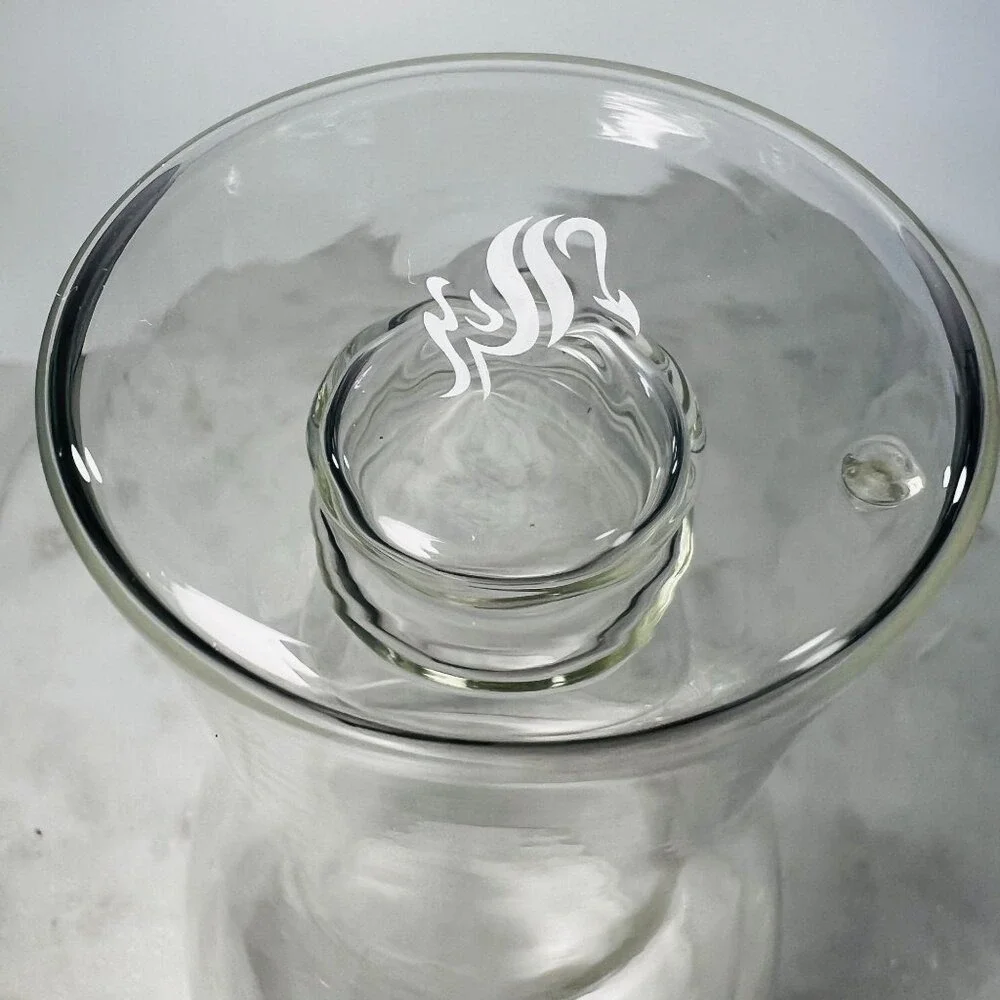 Upside Down Double Walled Insulated Clear Glass Beer Mug Keep it Cool 7
